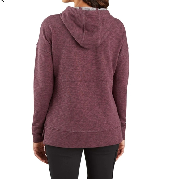 Carhartt Newberry Hoodie in maroon size xs - Picture 3 of 7